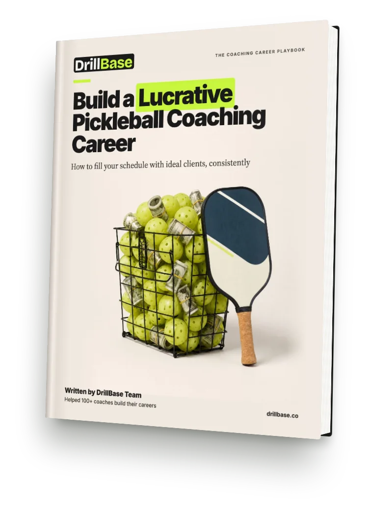 Build a Lucrative Pickleball Coaching Career, book cover