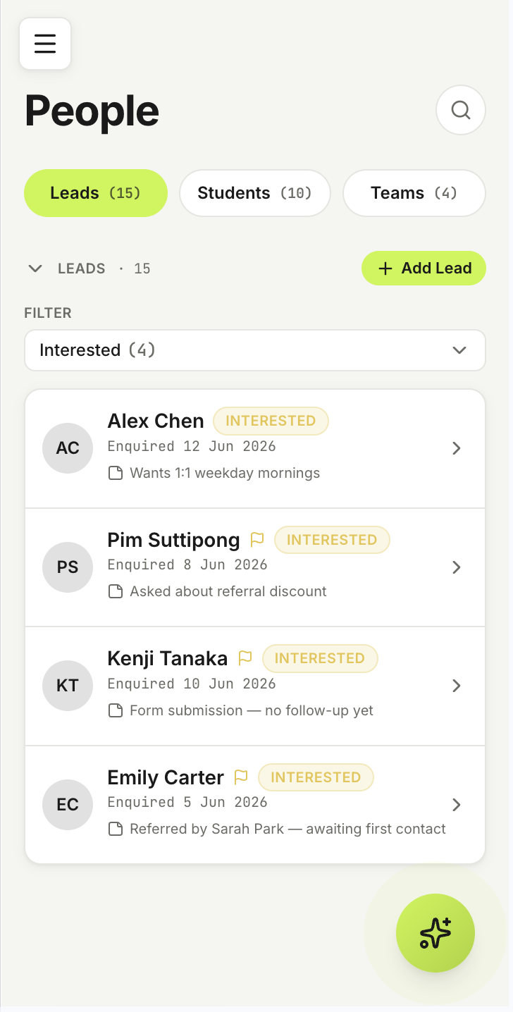 DrillBase — Coach portal · People